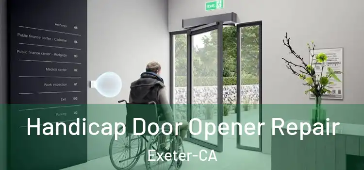  Handicap Door Opener Repair Exeter-CA